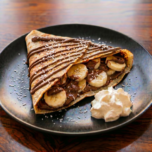 Crêpe Nutella, noix de coco, banane